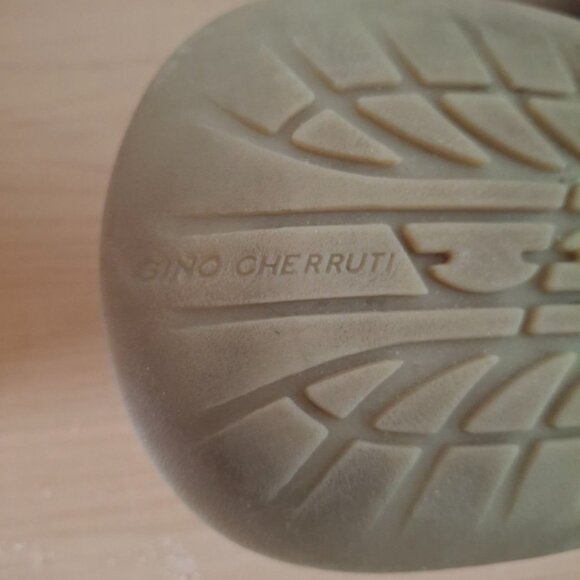 GINO CHERRUTI Men’s Leather Toe Loop Sandals – Casual Slip-On Comfort - Picture 5 of 7